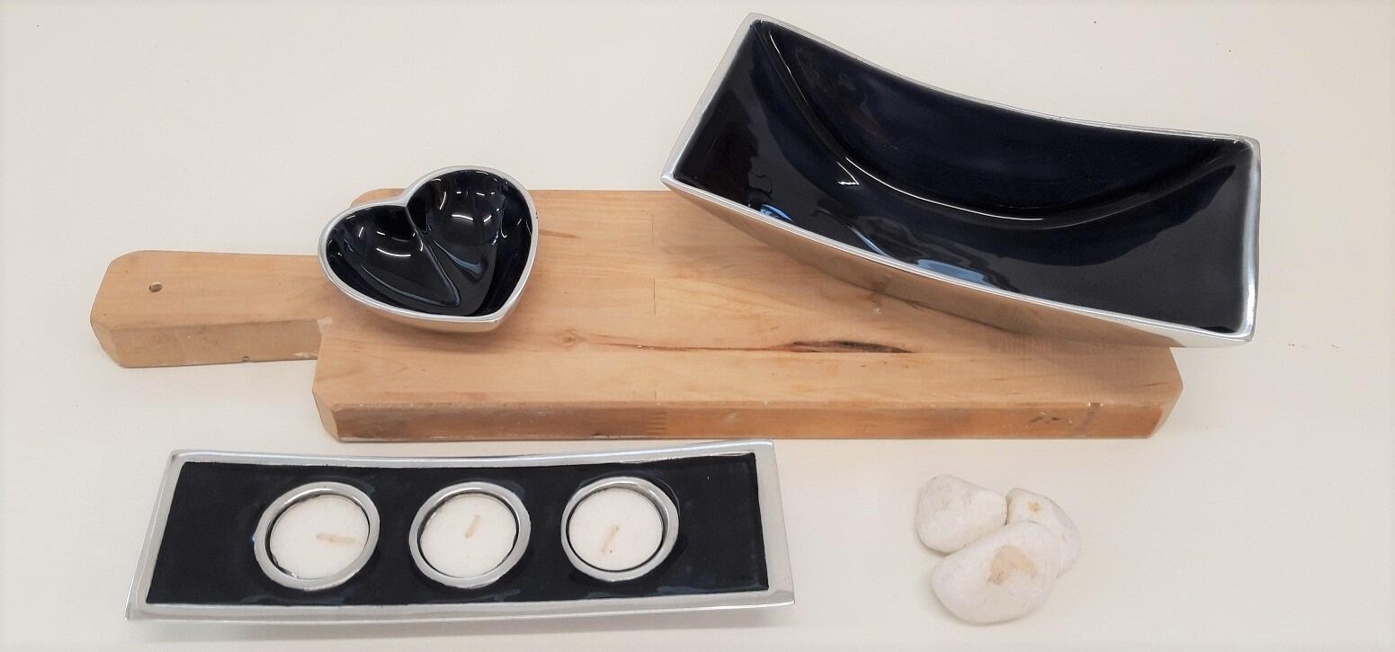 Grey Tea Light Holder