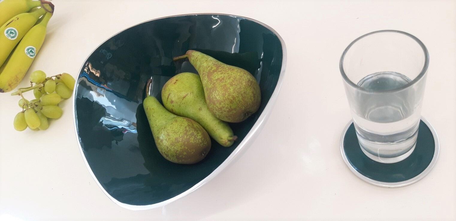 Forest Green Quirky Fruit Bowl