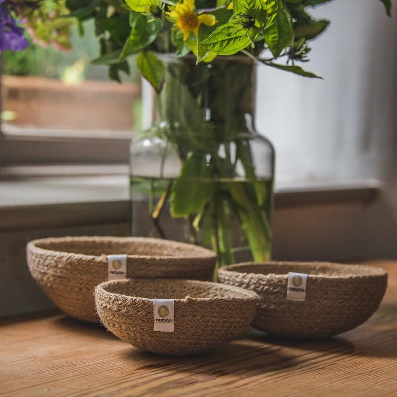 Natural Sustainable Jute Bowls