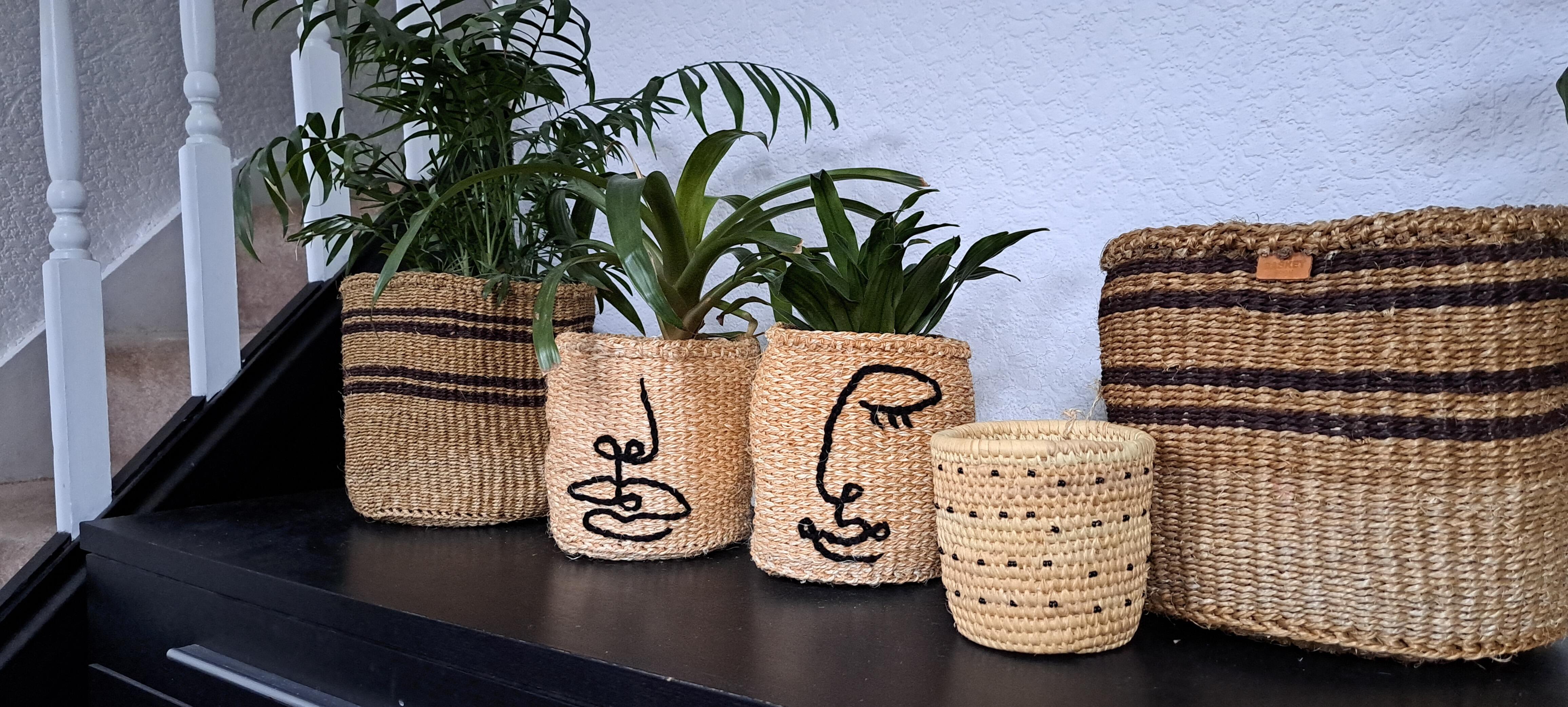 Natural Storage Basket/Plant Pot