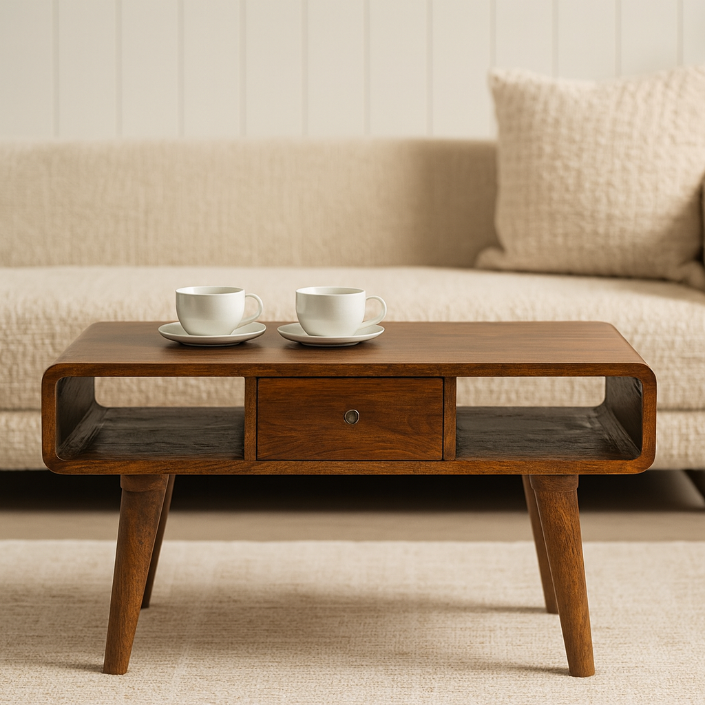 coffee table with drawers