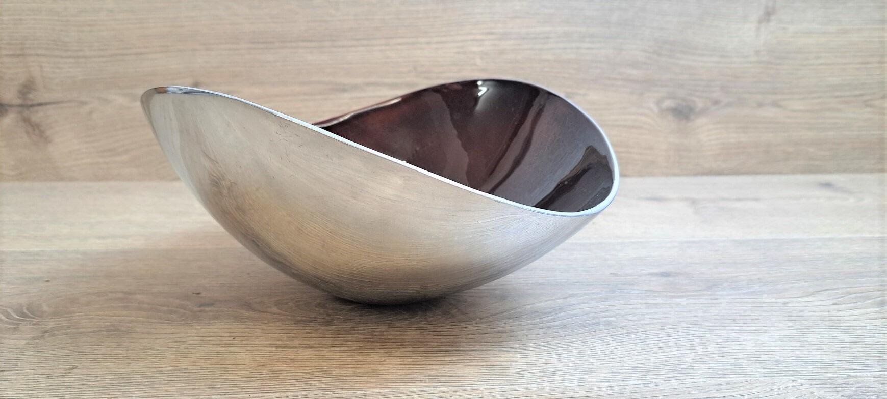 Brown Oval Fruit Bowl