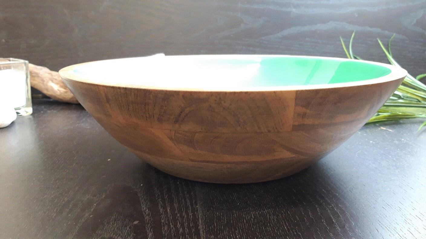 Round Shallow Serving Bowl