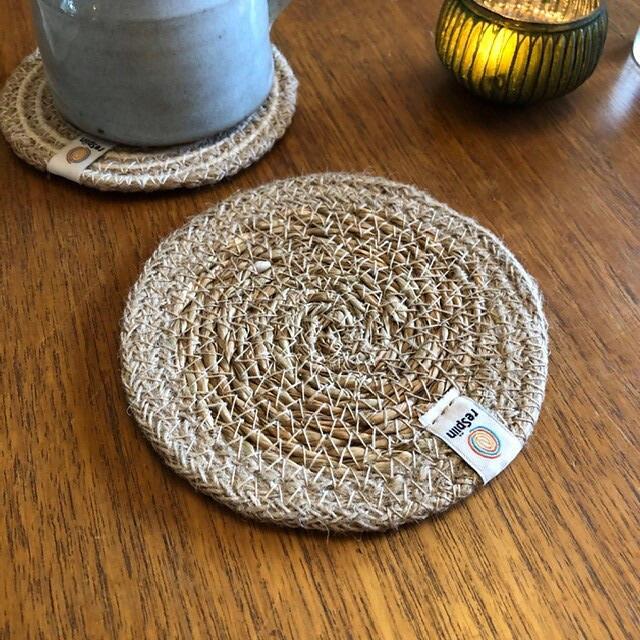 Natural Jute & Seagrass Coasters