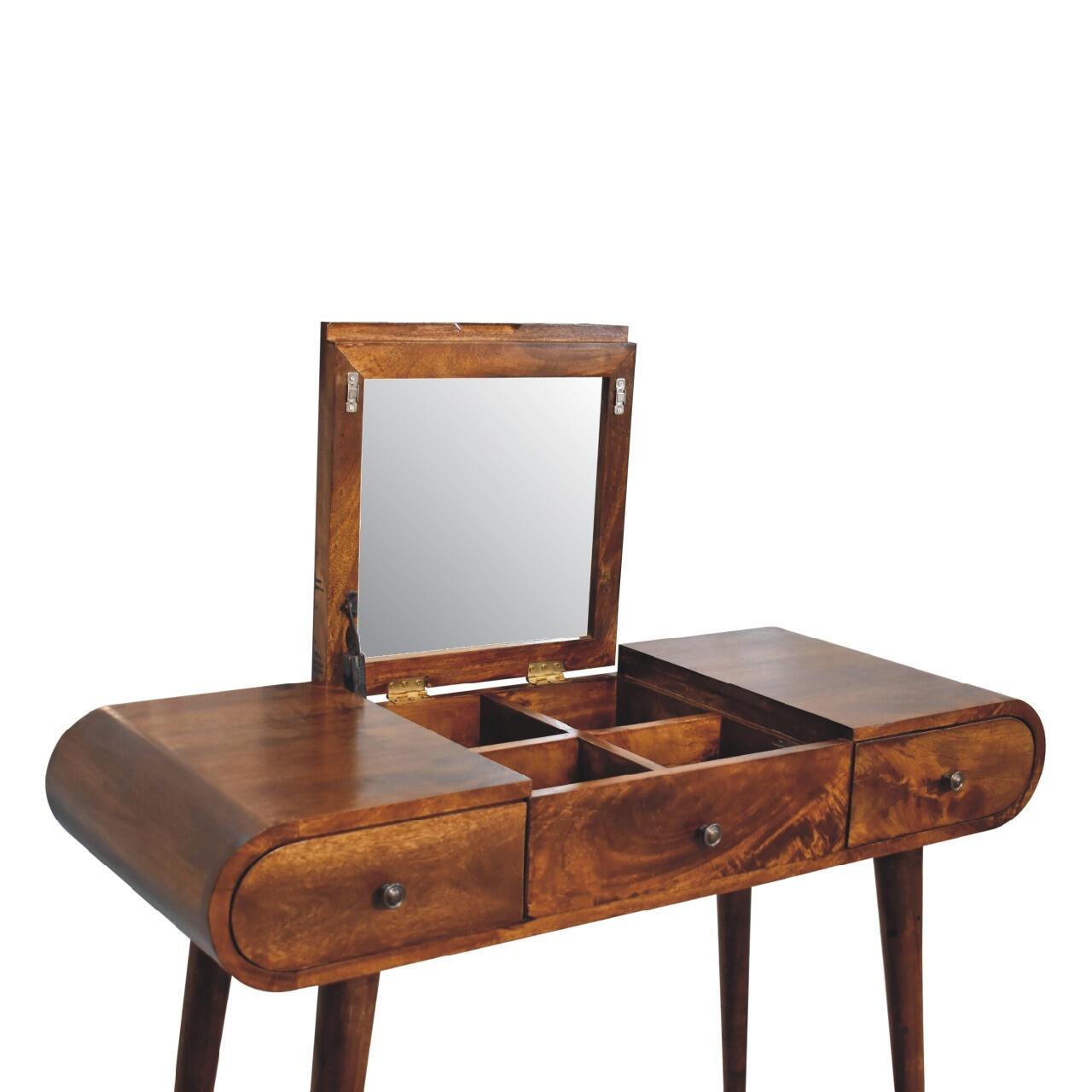 dressing table with drawers