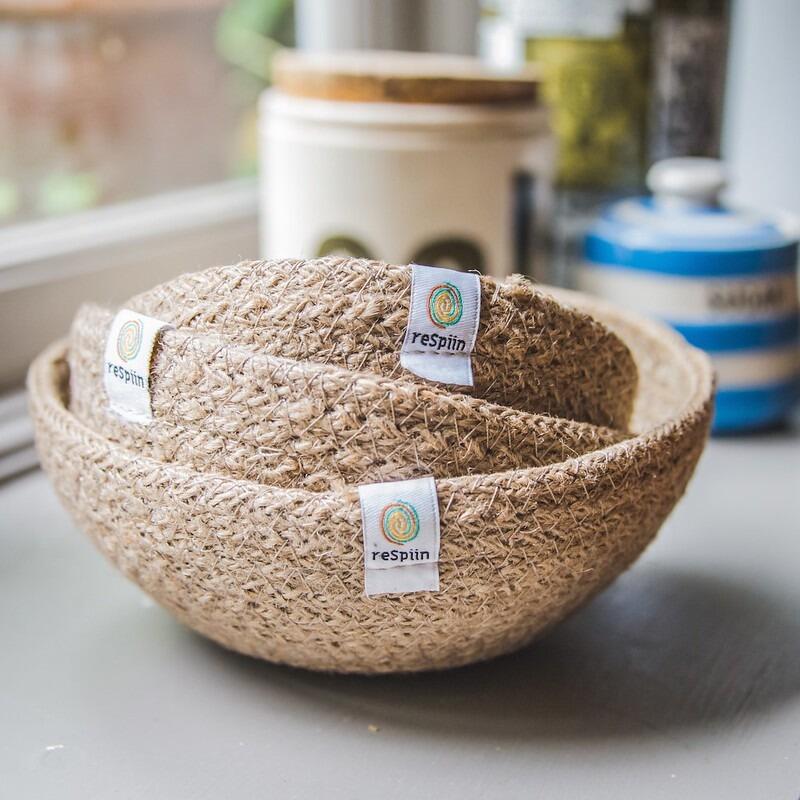 Natural Sustainable Jute Bowls
