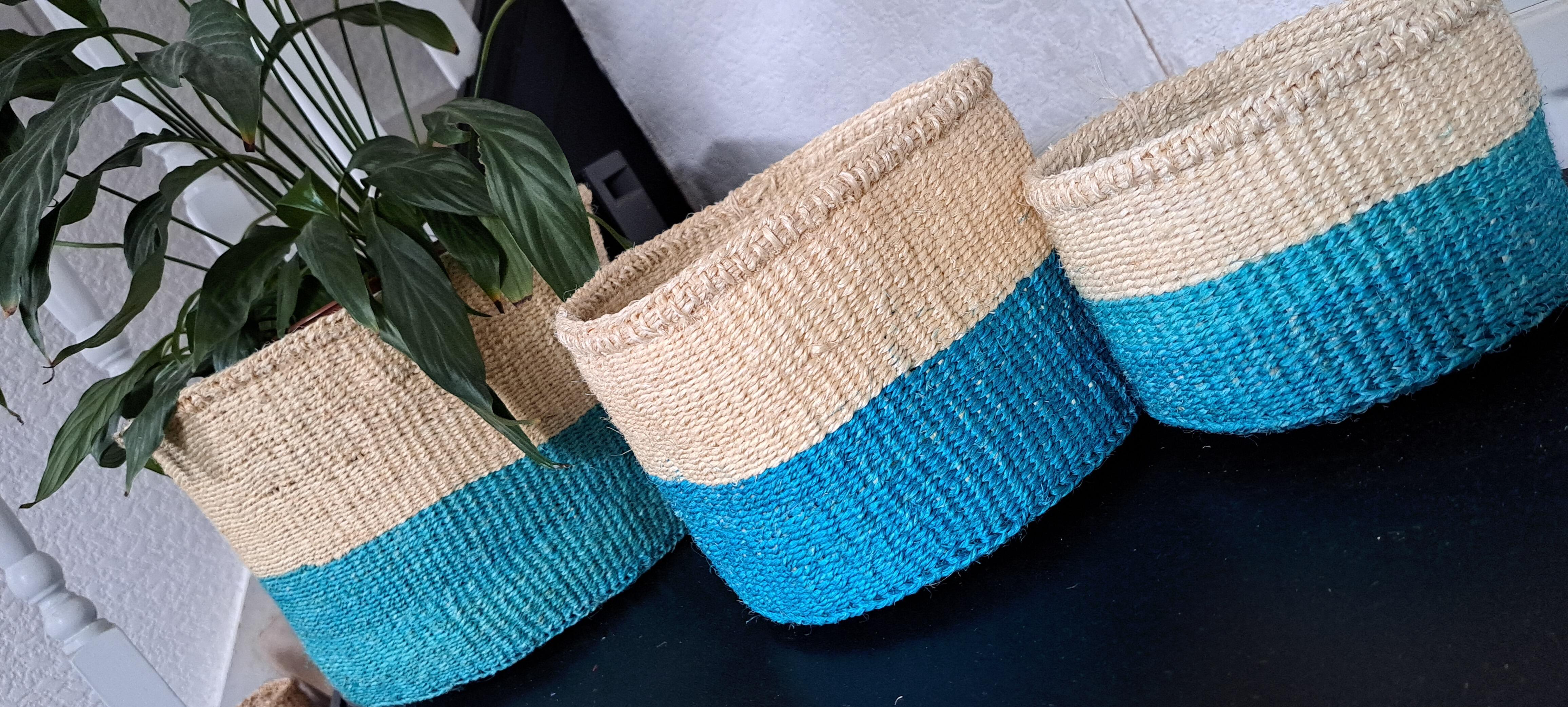 Blue Storage Baskets