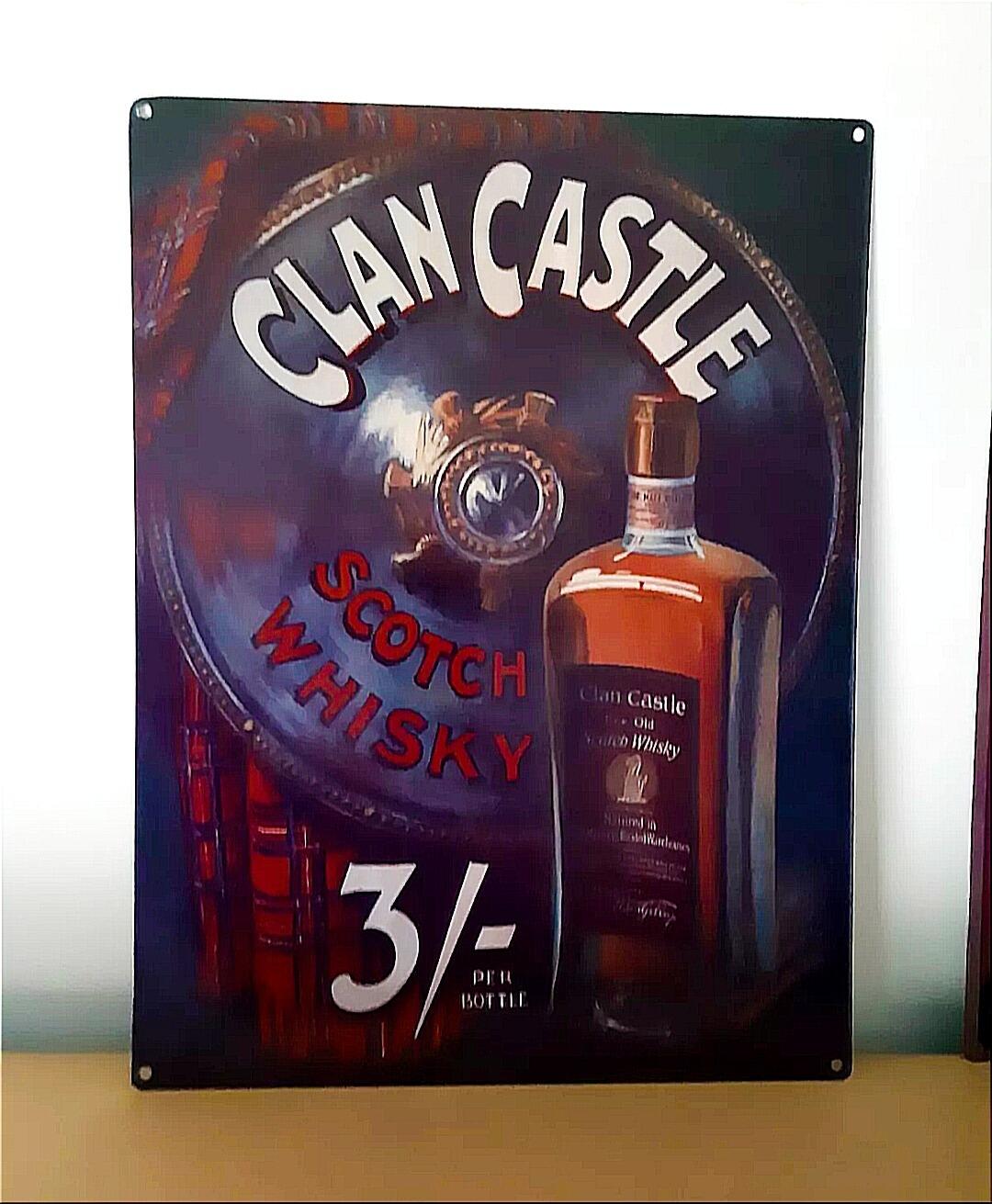 Targa In Metallo Retrò Per Whisky GLENFARCLAS - Decorazione Da Parete 30x20 Cm, Stile Vintage Per Casa, Bar E Cantina