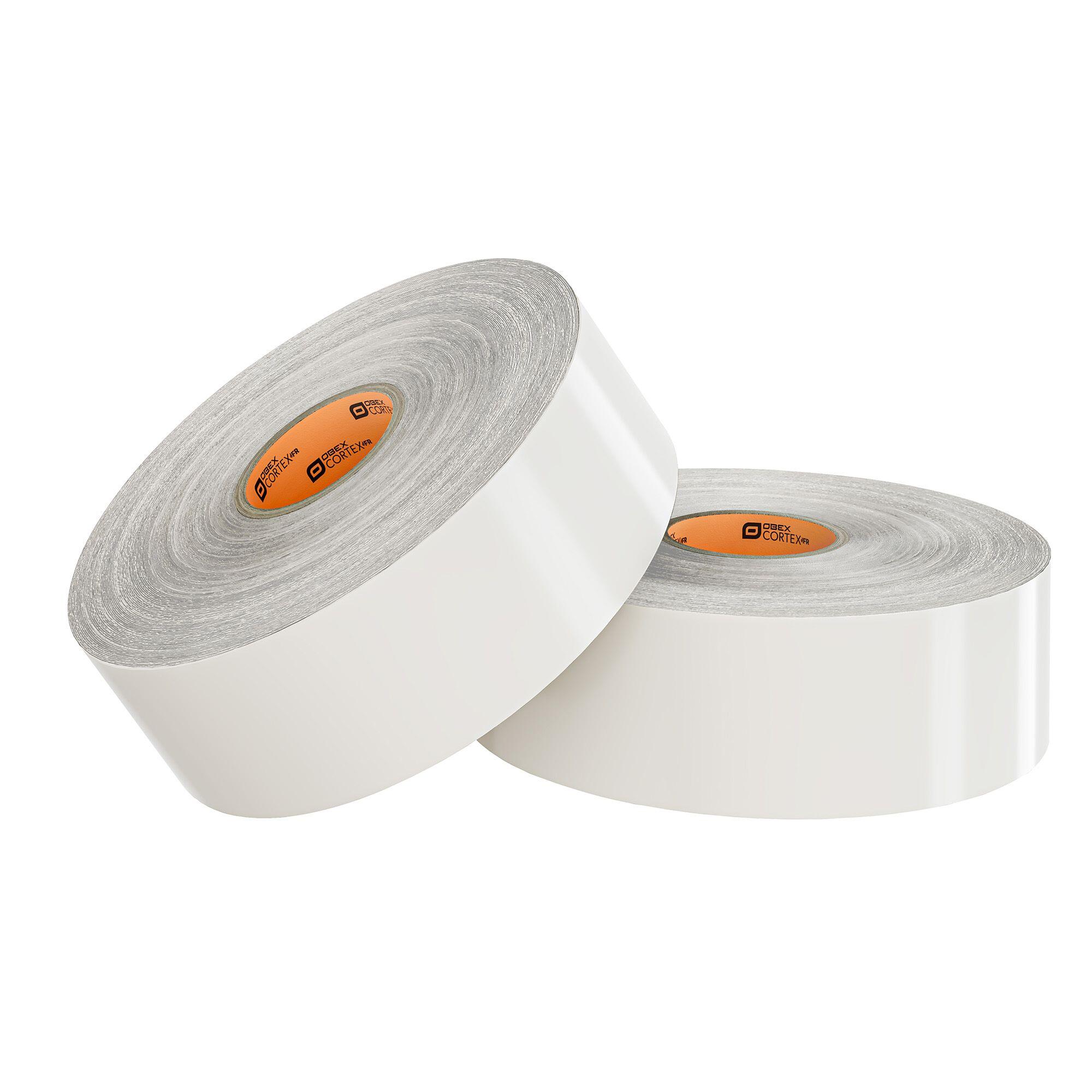 OBEX CORTEX 0824FR Double-Sided Tape 50mm x 100m Fire Rated White