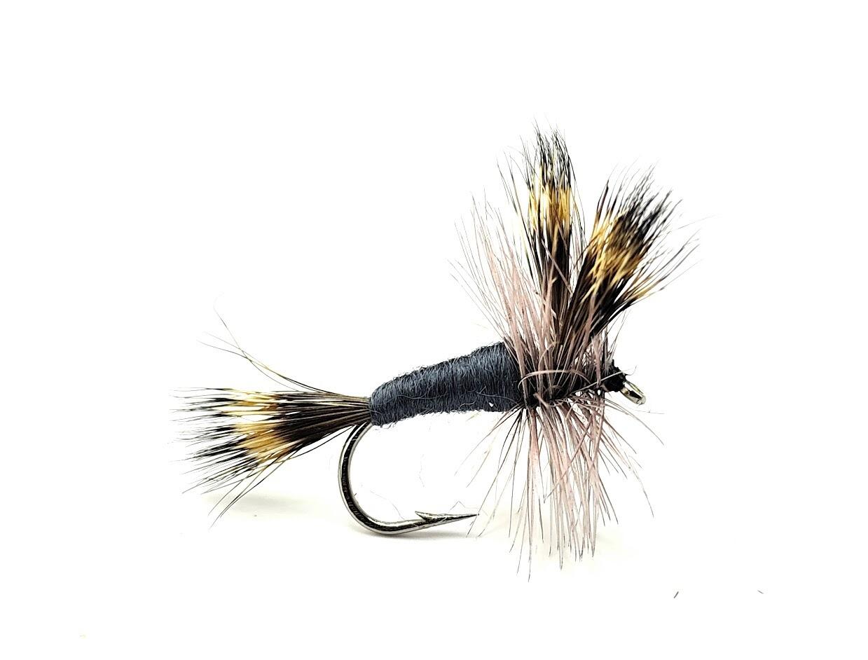 Grey Wulff Trout Traditional Dry Flies Mayfly Size 10 12 14 16 Fly