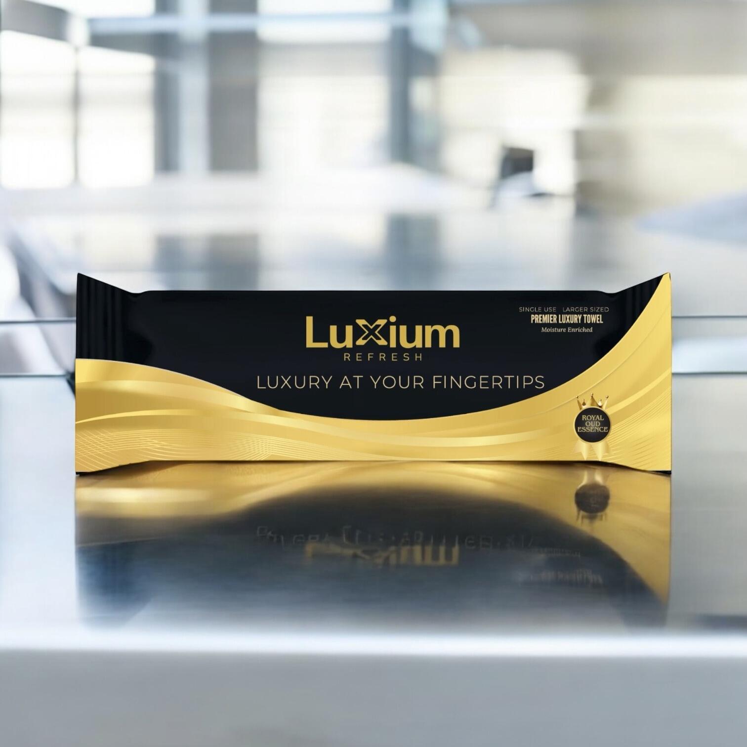 Luxium Original Towel  graphic