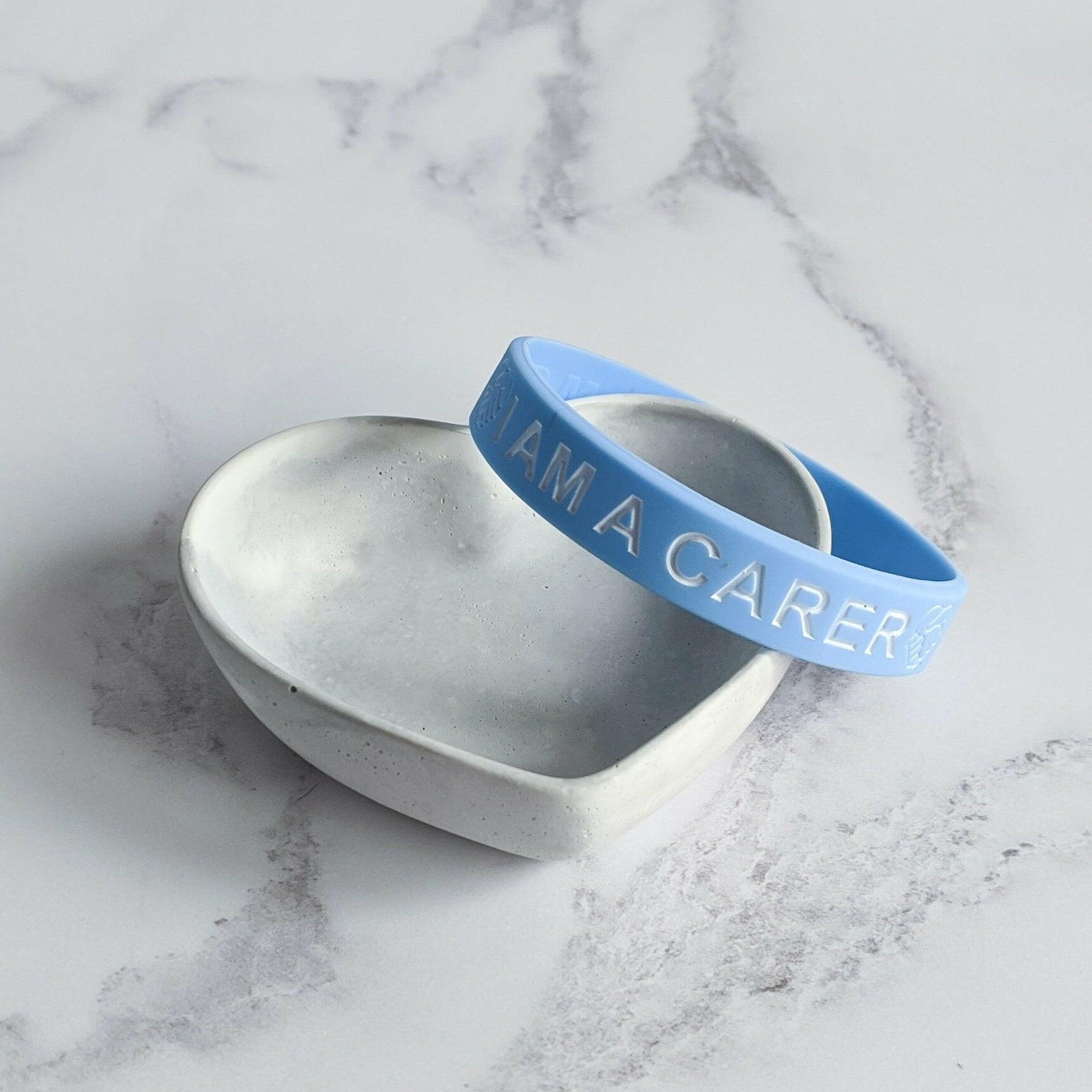 carer bracelet blue