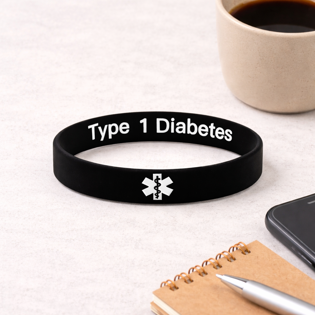 type 1 diabetes hidden discreet bracelet