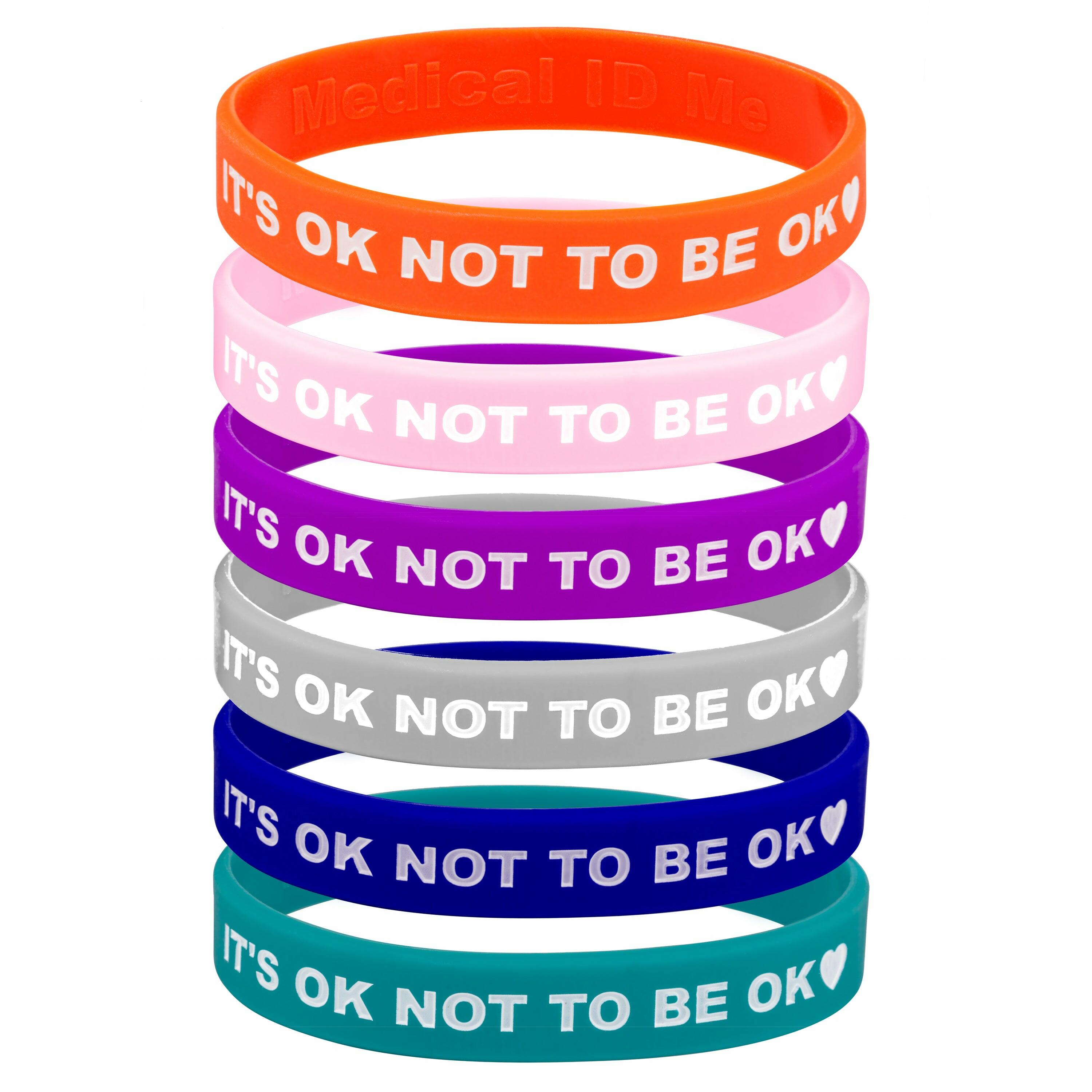 its ok not to be ok wristband