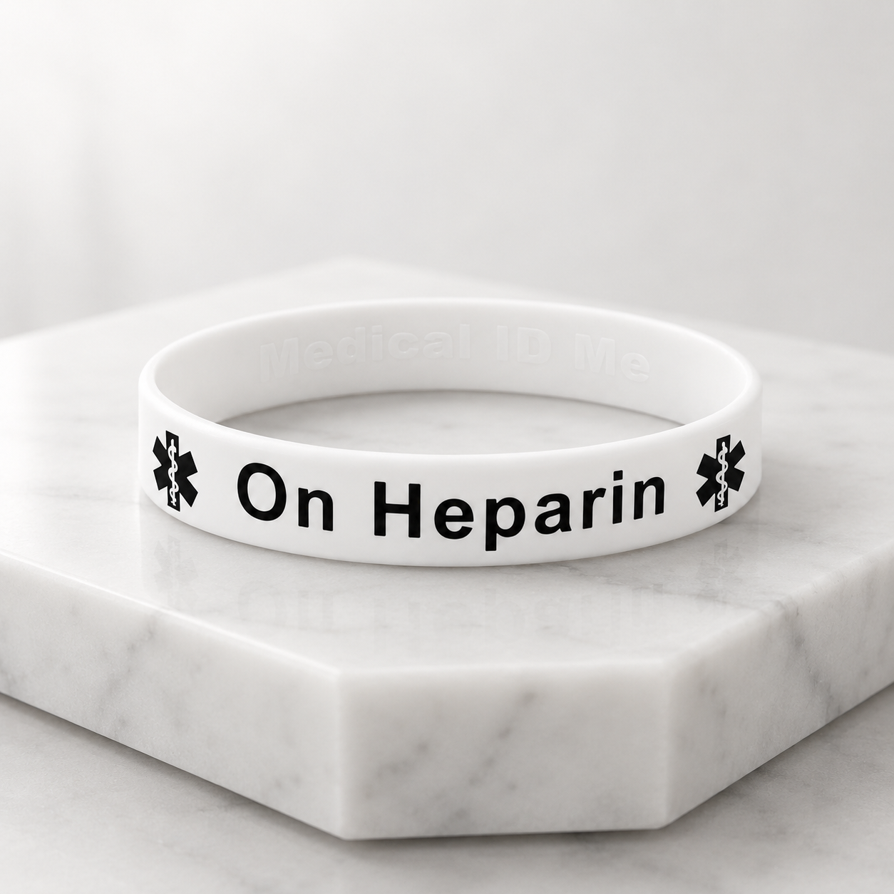 on heparin adult bracelet