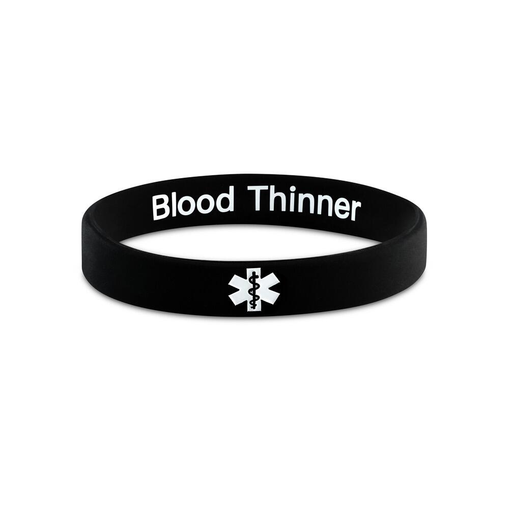 blood thinner discreet bracelet