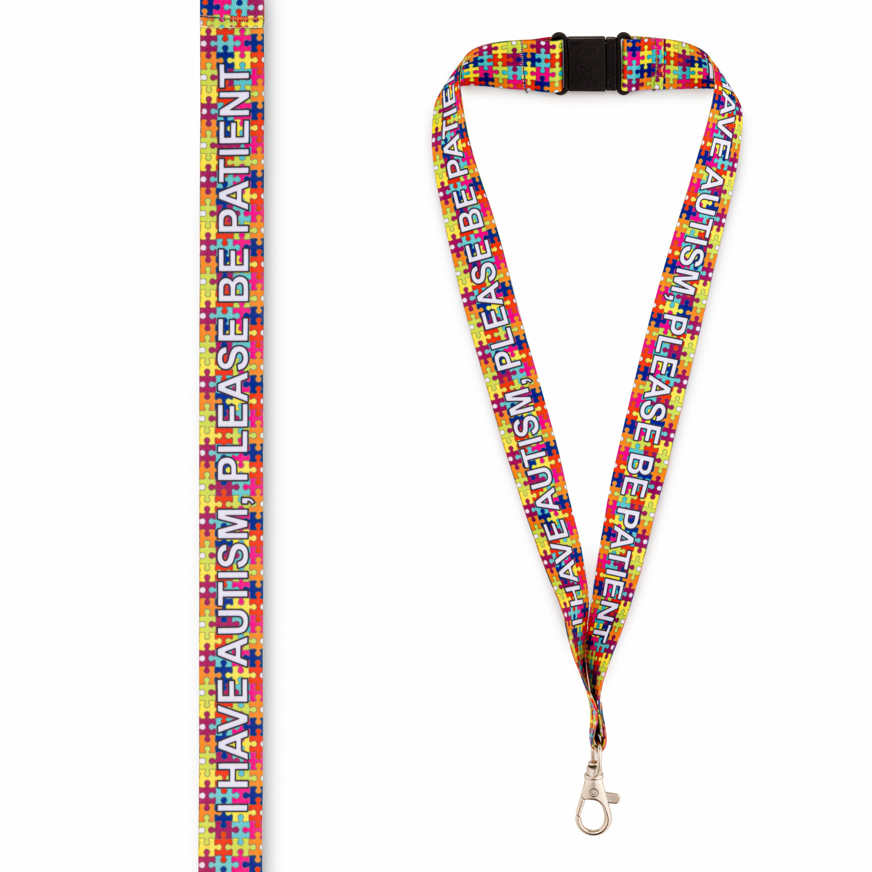 children's autism lanyard