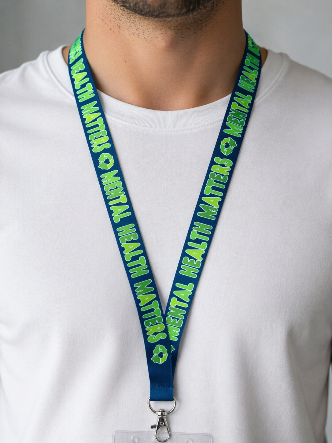 mental health matters lanyard