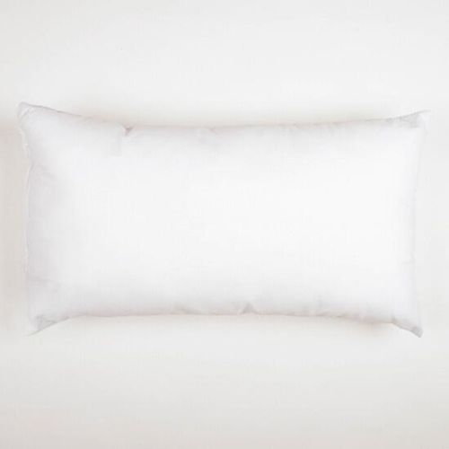 White large rectangle cushion pad
