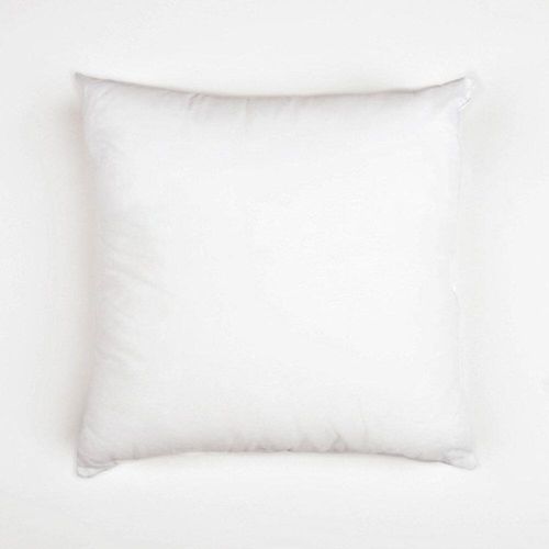 White medium square cushion pad