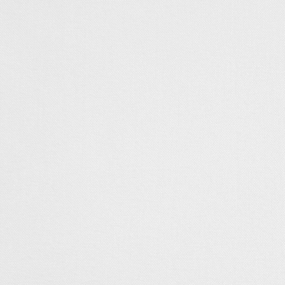 Close-up of white polycotton lining fabric weave
