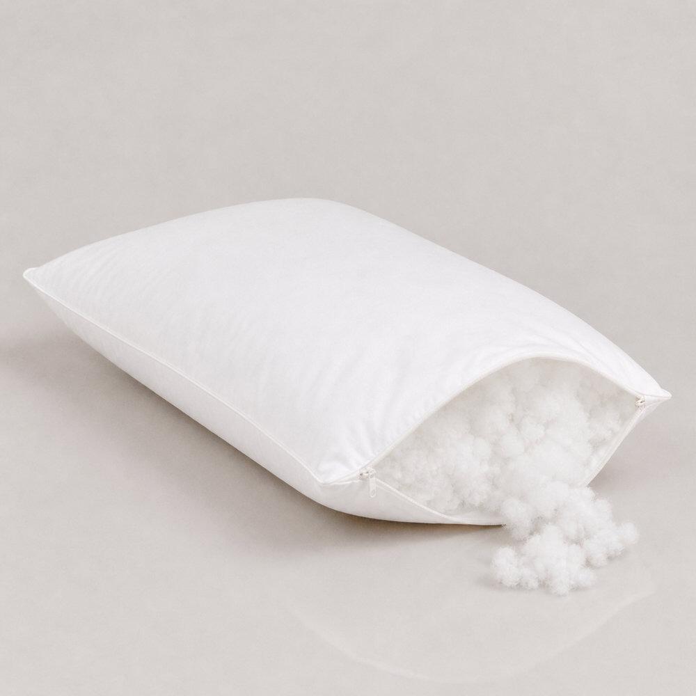 Adjustable fibre pillow filled with polyester cluster fibre