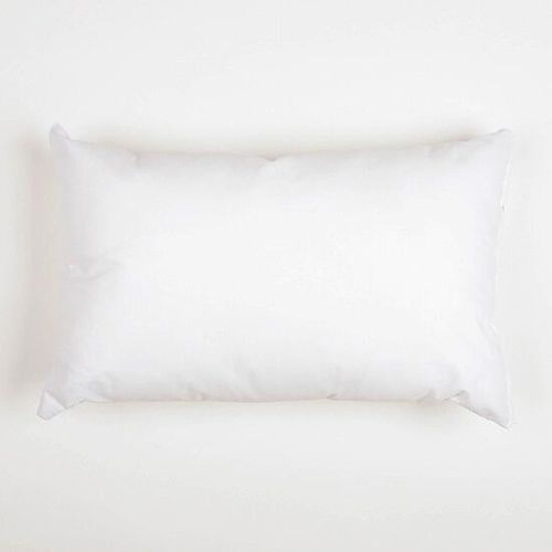 White medium rectangle cushion pad