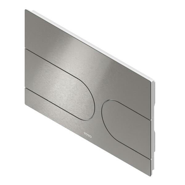 Push plate silver