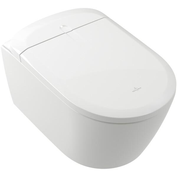 Villeroy & Boch Supreo Wall-Hung Shower Toilet – White Alpin CeramicPlus