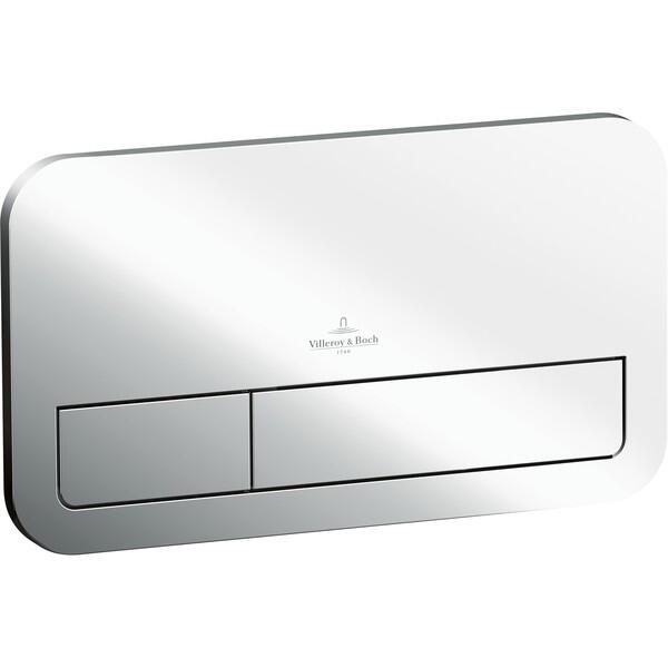 Villeroy & Boch ViConnect E200 Dual Flush Plate – Chrome