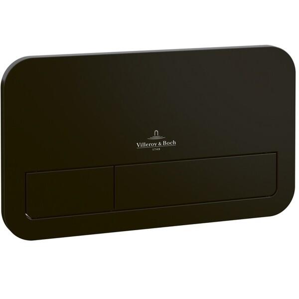 Villeroy & Boch ViConnect E200 Dual Flush Plate – Matt Black
