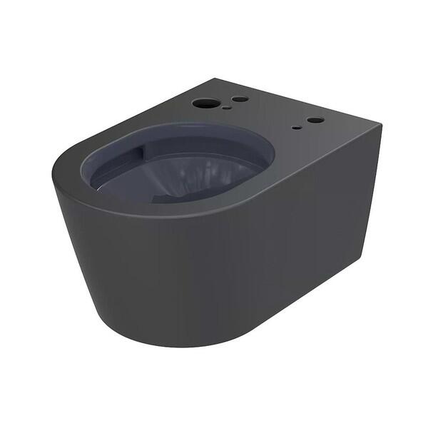 TOTO WASHLET RW Auto Flush Pan + Seat Set – Matte Black + matching pan