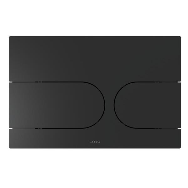 Push plate matte black