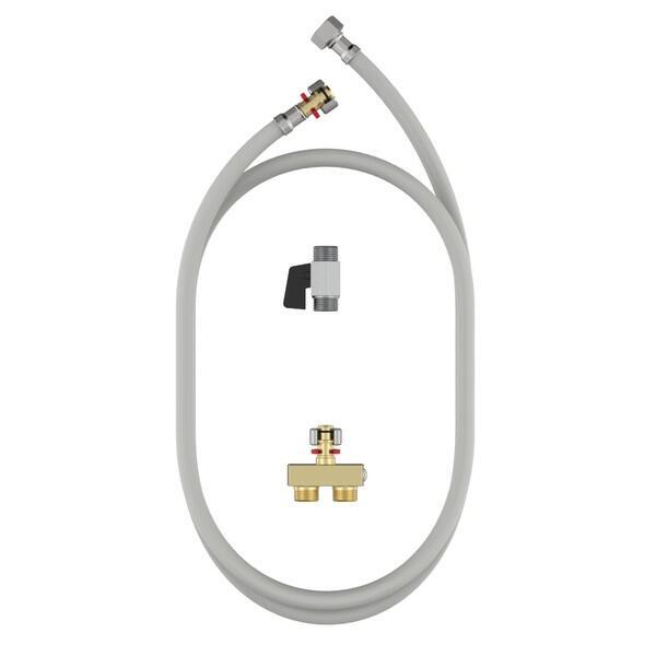 Connecting set for WASHLET with hidden connections