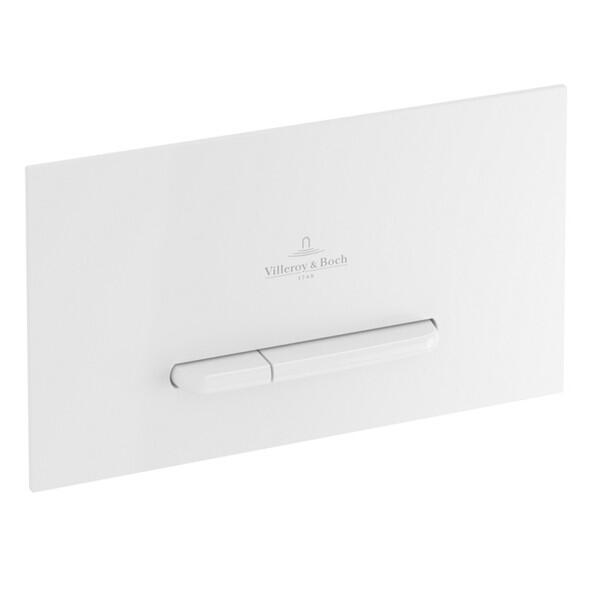 Villeroy & Boch ViConnect E300/300S Dual Flush Plate – White
