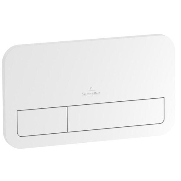Villeroy & Boch ViConnect E200 Dual Flush Plate – White