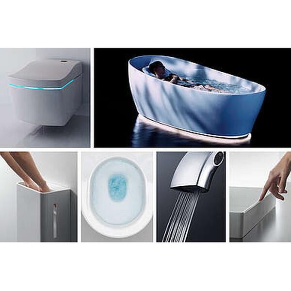 Connecting set for WASHLET RW on WC RP back-to-wall