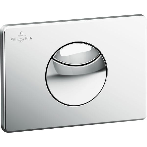 Villeroy & Boch ViConnect E100/100S Dual Flush Plate – Chrome