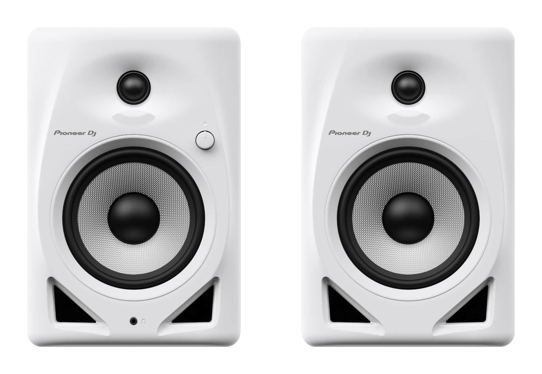 Pioneer DJ DM-50D-W speakers front