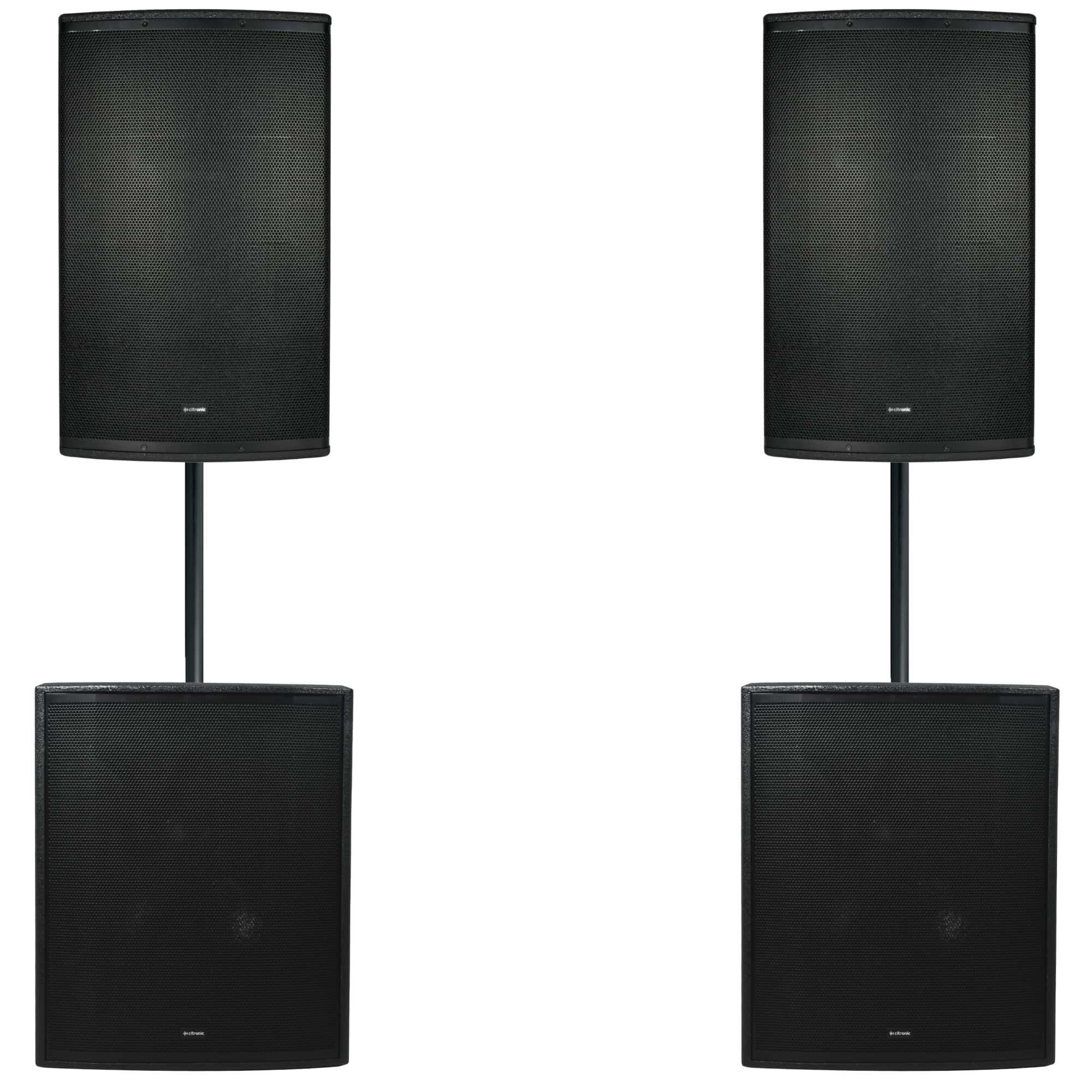 Citronic CUBA-15A & CUBA-18SA Active Speaker System