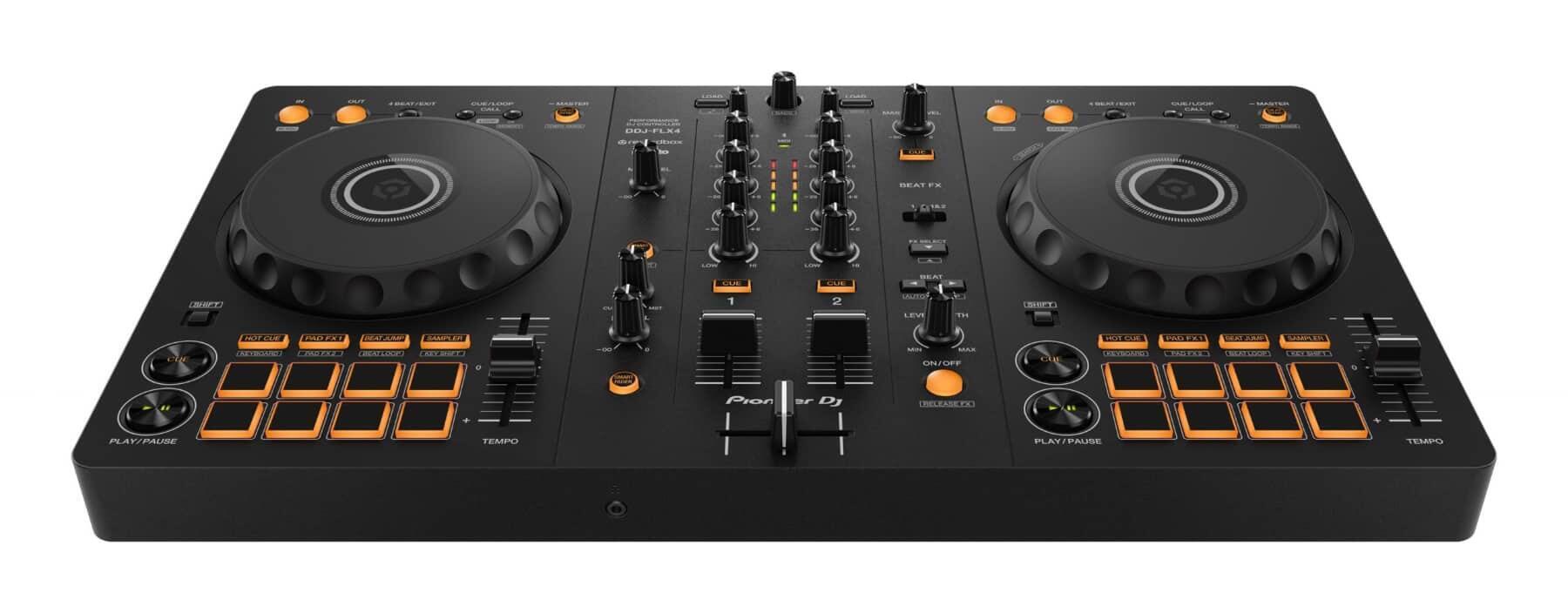 Pioneer DJ DDJ-FLX4 front angle