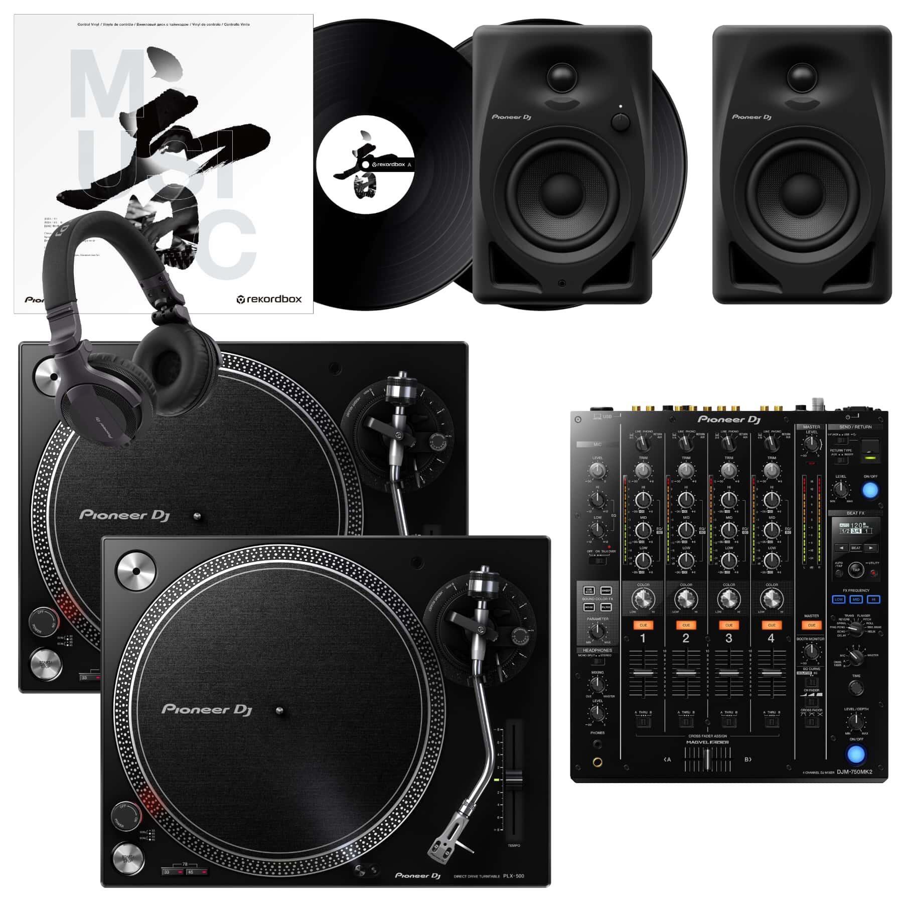 Pioneer DJ PLX-500 & DJM-750MK2 Bundle