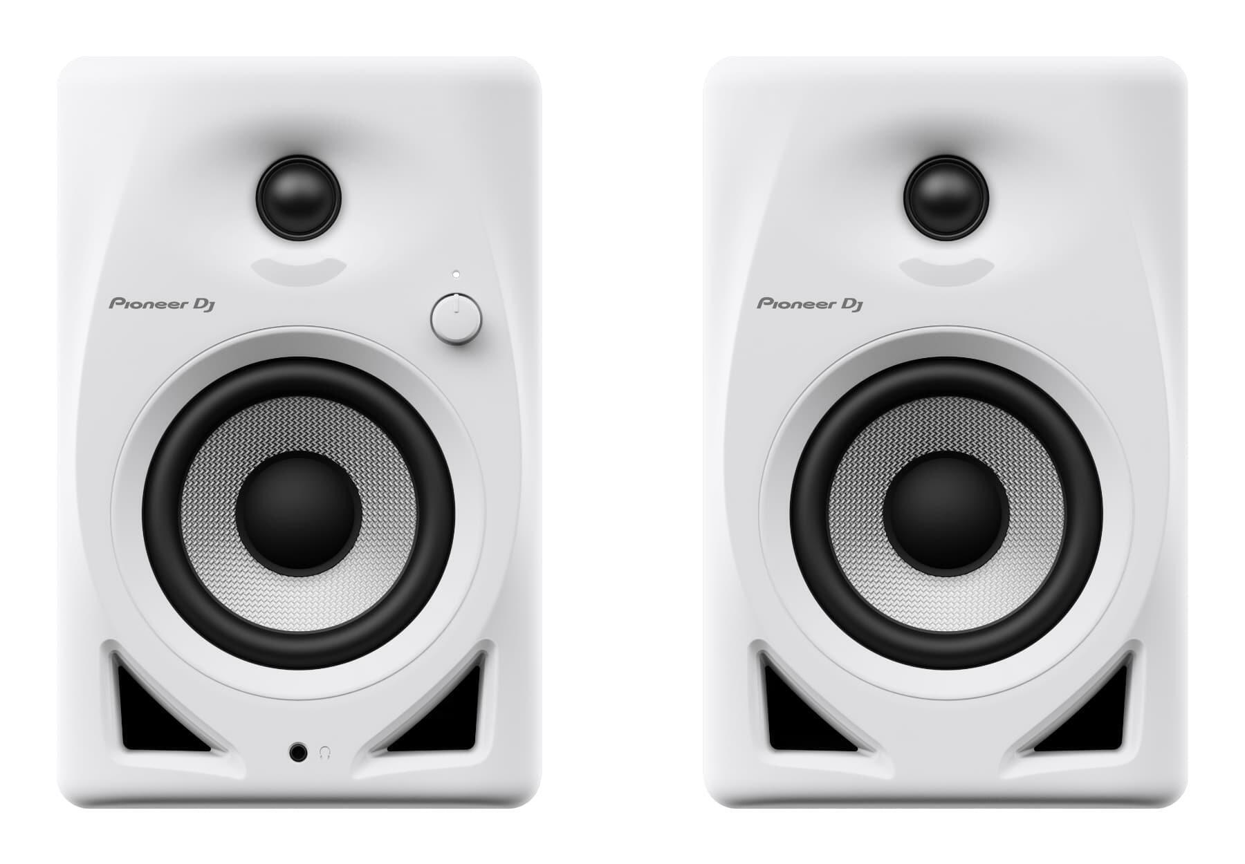 Pioneer DJ DM-40D-W speakers front