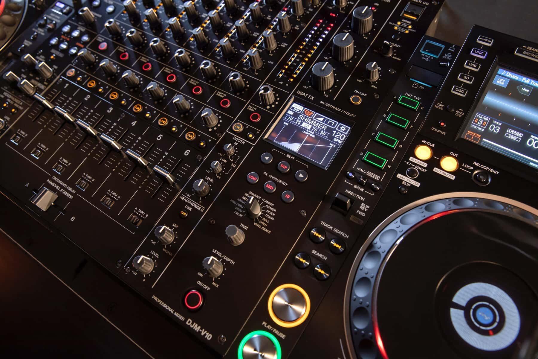 Pioneer DJ DJM-V10 6-channel DJ Mixer lifestyle image 2