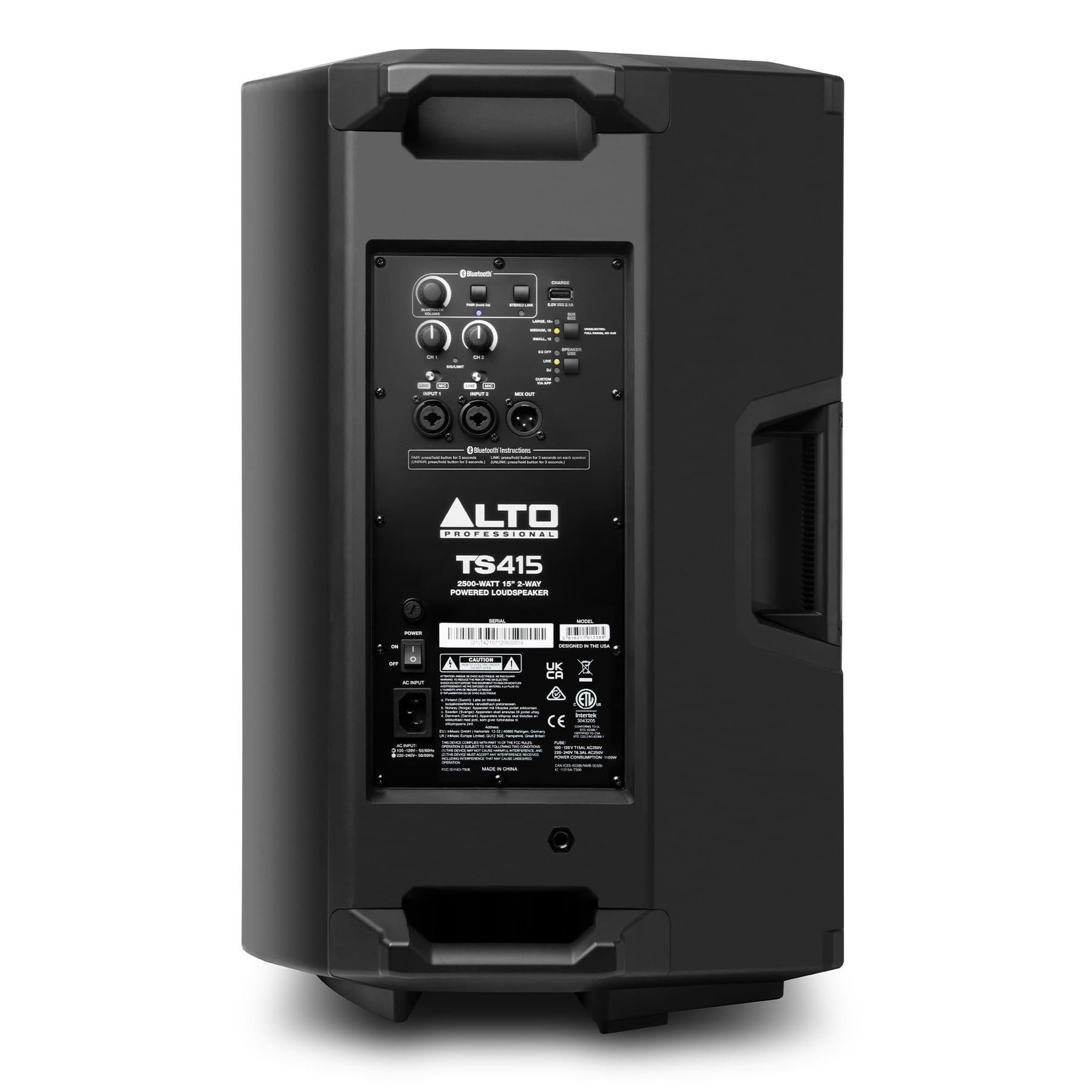 Alto Professional TS415 loudspeaker rear