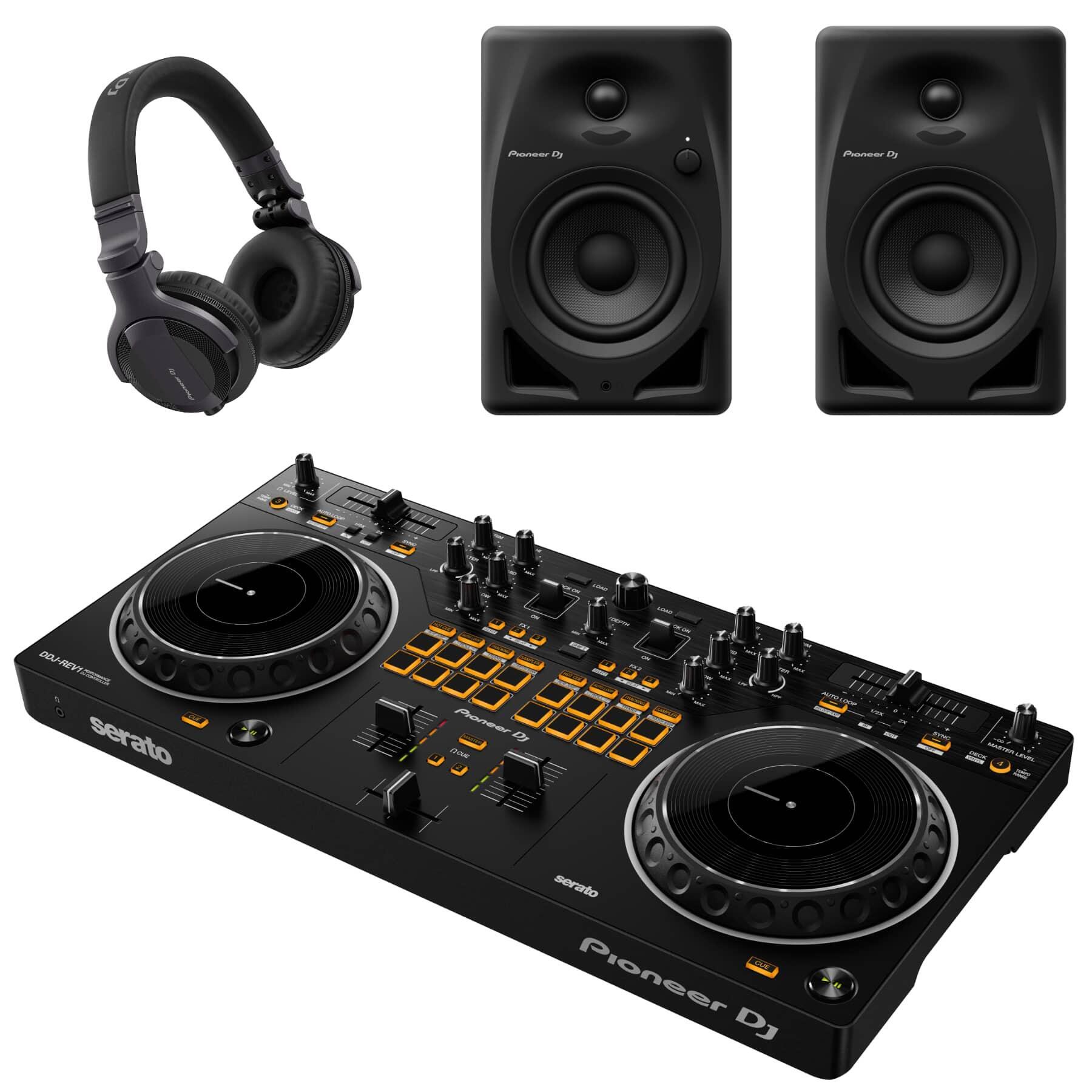 Pioneer DJ DDJ-REV1 & DM-40D Package