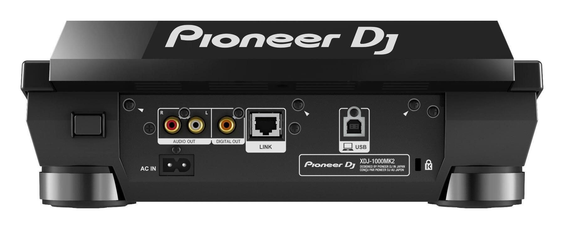 Pioneer DJ XDJ-1000MK2 rear