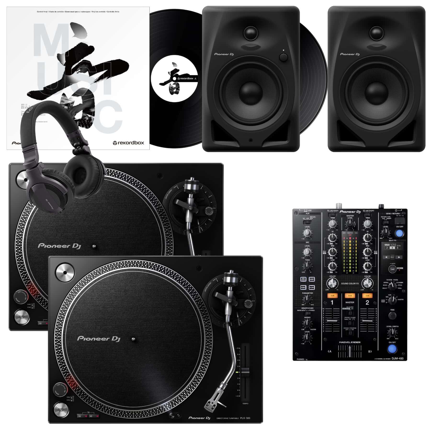 Pioneer DJ PLX-500 & DJM-450 Bundle