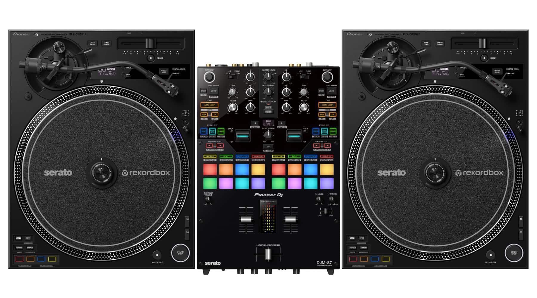 Pioneer DJ PLX-CRSS12 & DJM-S7 Package