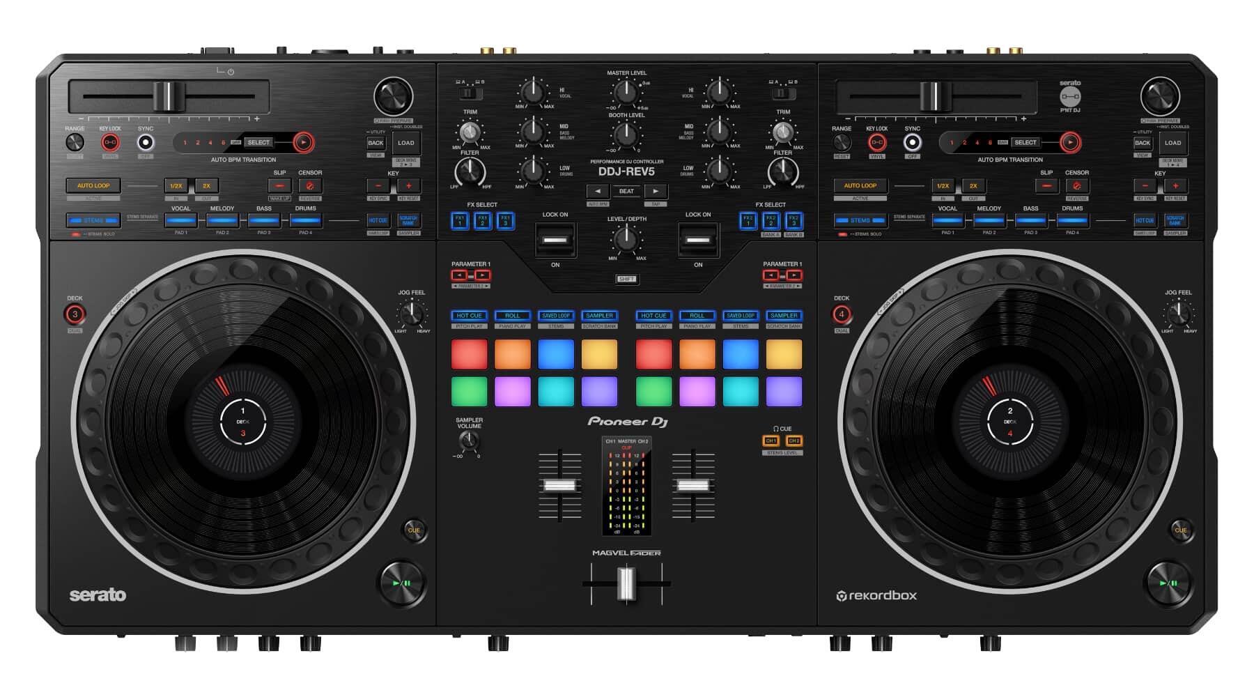 Pioneer DJ DDJ-REV5 Performance DJ Controller top